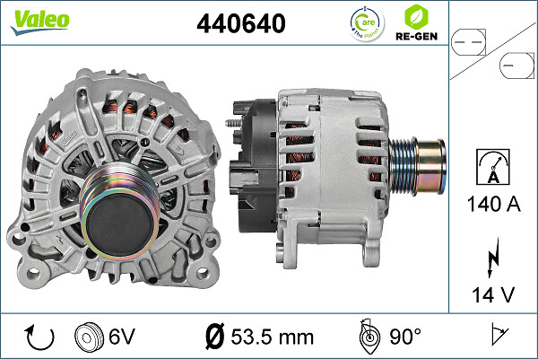 Alternator/Dynamo Valeo 440640