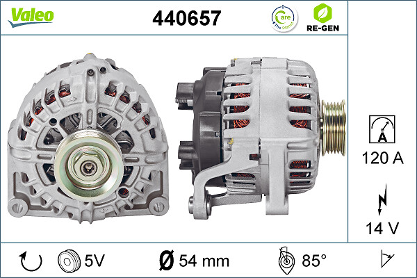 Alternator/Dynamo Valeo 440657