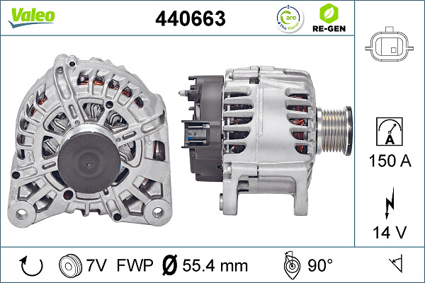 Alternator/Dynamo Valeo 440663