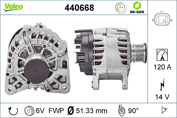 Alternator/Dynamo Valeo 440668