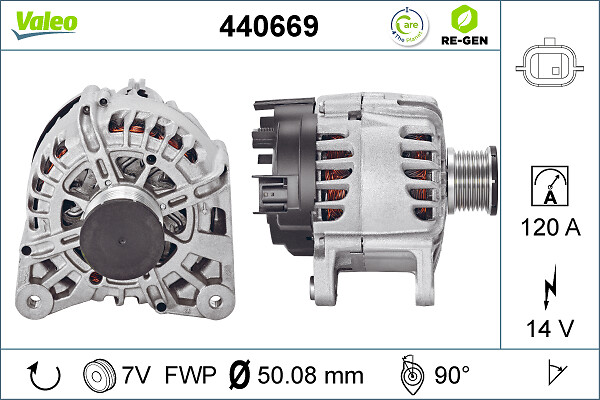 Alternator/Dynamo Valeo 440669