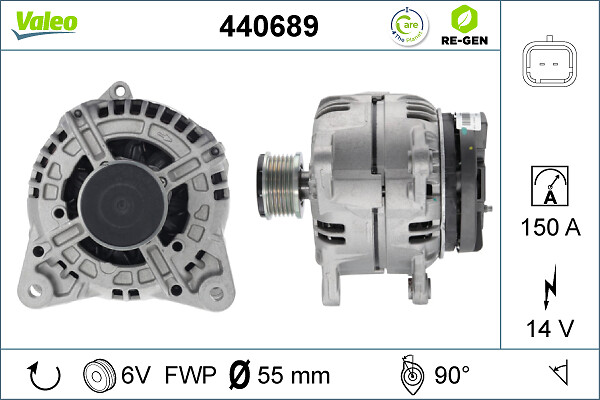 Alternator/Dynamo Valeo 440689