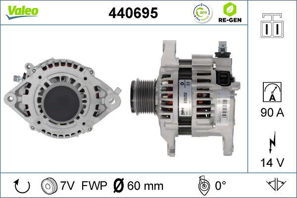 Alternator/Dynamo Valeo 440695