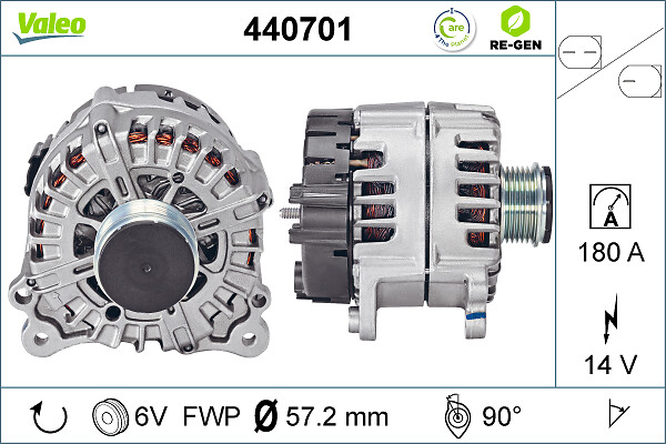 Alternator/Dynamo Valeo 440701