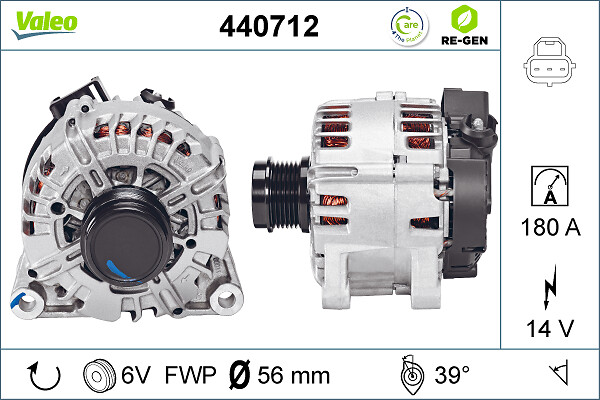 Alternator/Dynamo Valeo 440712