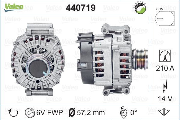 Alternator/Dynamo Valeo 440719