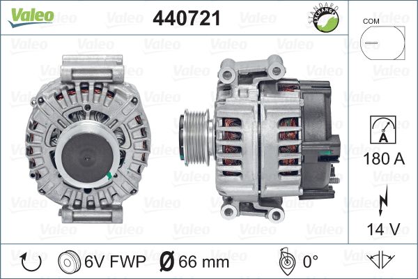 Alternator/Dynamo Valeo 440721