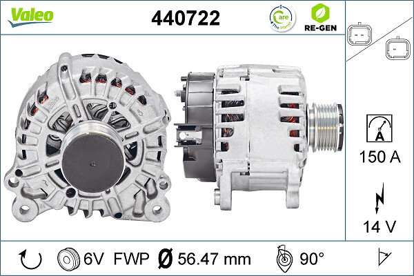 Alternator/Dynamo Valeo 440722