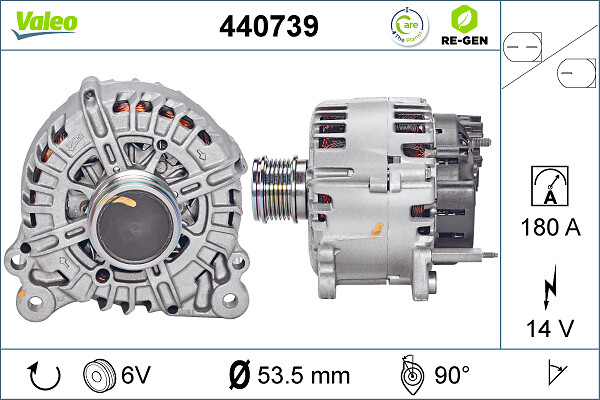 Alternator/Dynamo Valeo 440739