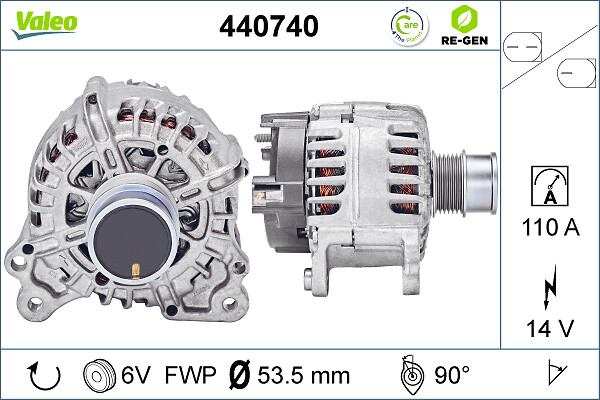 Alternator/Dynamo Valeo 440740