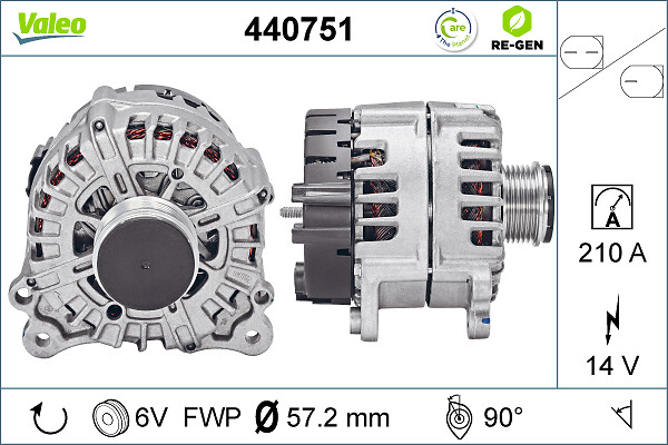 Alternator/Dynamo Valeo 440751