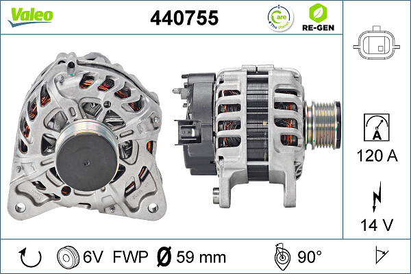 Alternator/Dynamo Valeo 440755