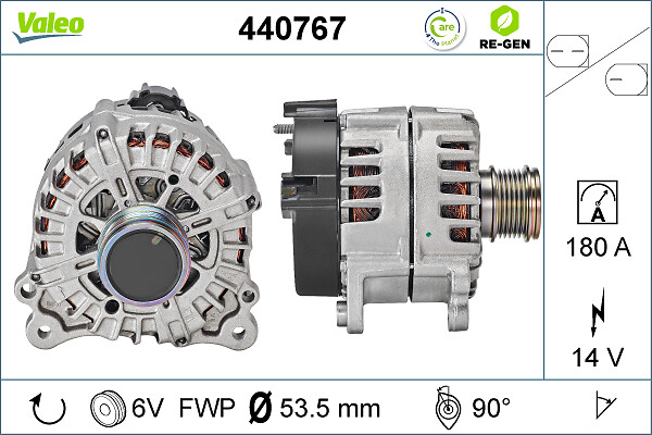 Alternator/Dynamo Valeo 440767