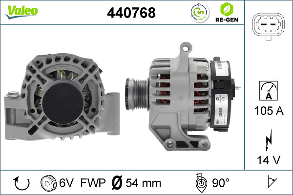 Alternator/Dynamo Valeo 440768