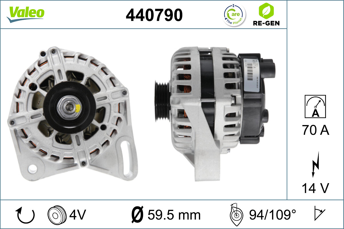 Alternator/Dynamo Valeo 440790