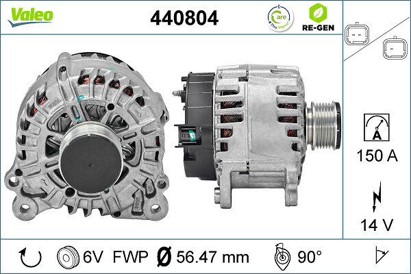 Alternator/Dynamo Valeo 440804