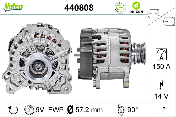 Alternator/Dynamo Valeo 440808