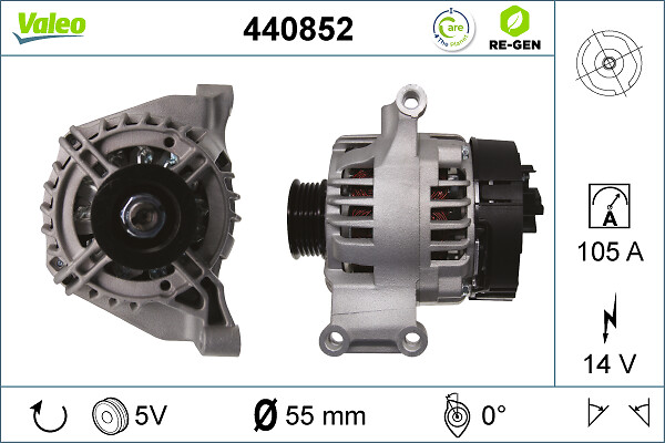 Alternator/Dynamo Valeo 440852