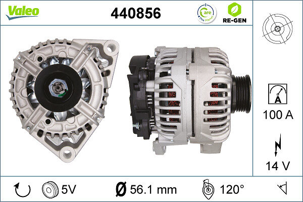Alternator/Dynamo Valeo 440856