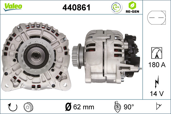 Alternator/Dynamo Valeo 440861