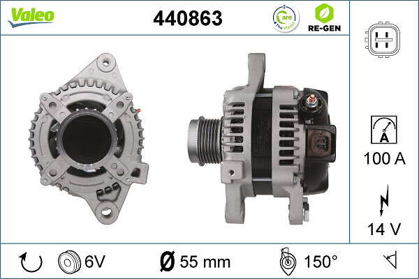 Alternator/Dynamo Valeo 440863