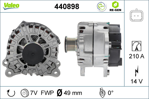 Alternator/Dynamo Valeo 440898