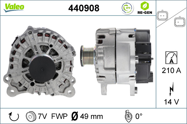 Alternator/Dynamo Valeo 440908