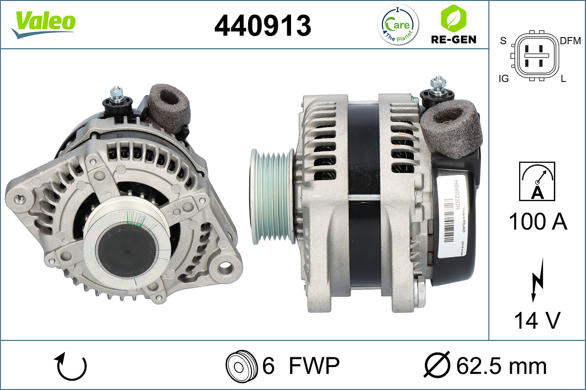 Alternator/Dynamo Valeo 440913