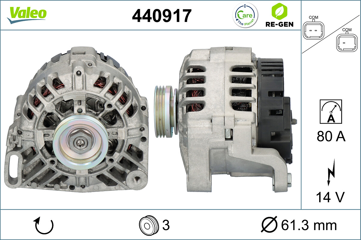 Alternator/Dynamo Valeo 440917