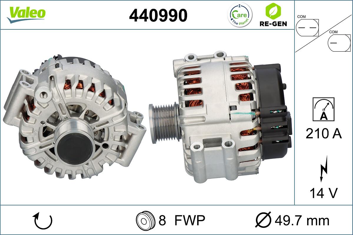Alternator/Dynamo Valeo 440990