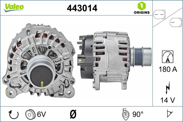 Alternator/Dynamo Valeo 443014