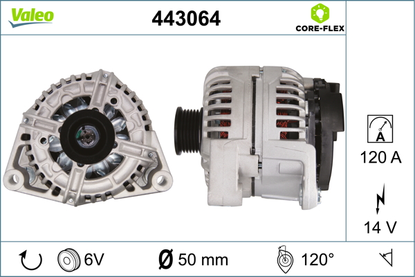 Alternator/Dynamo Valeo 443064