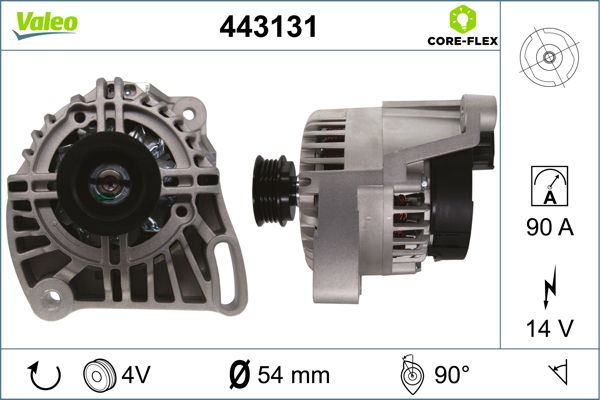 Alternator/Dynamo Valeo 443131