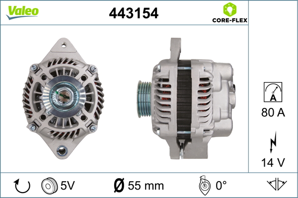 Alternator/Dynamo Valeo 443154