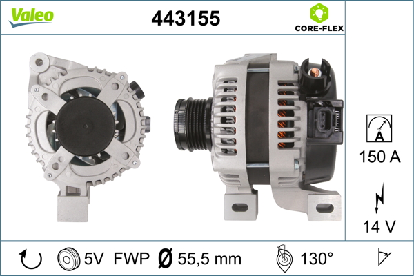 Alternator/Dynamo Valeo 443155