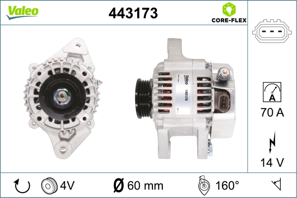 Alternator/Dynamo Valeo 443173