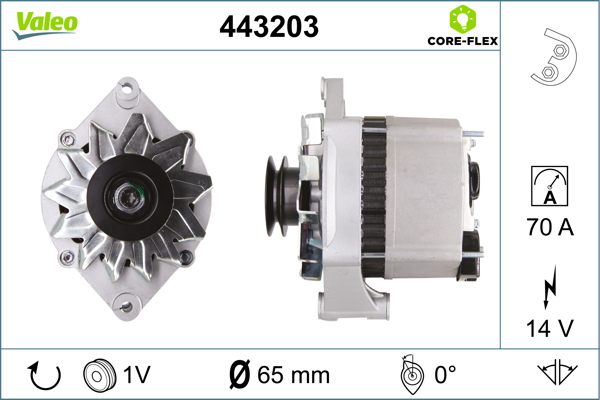 Alternator/Dynamo Valeo 443203