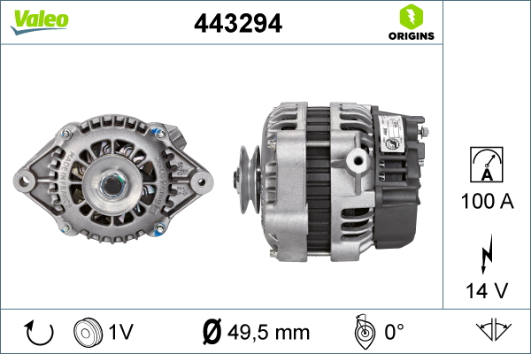 Alternator/Dynamo Valeo 443294