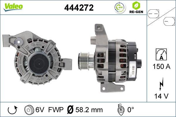 Alternator/Dynamo Valeo 444272