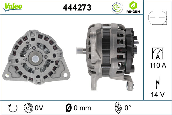 Alternator/Dynamo Valeo 444273