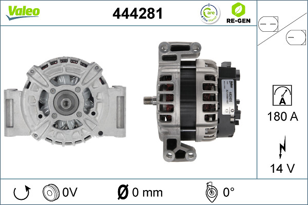 Alternator/Dynamo Valeo 444281