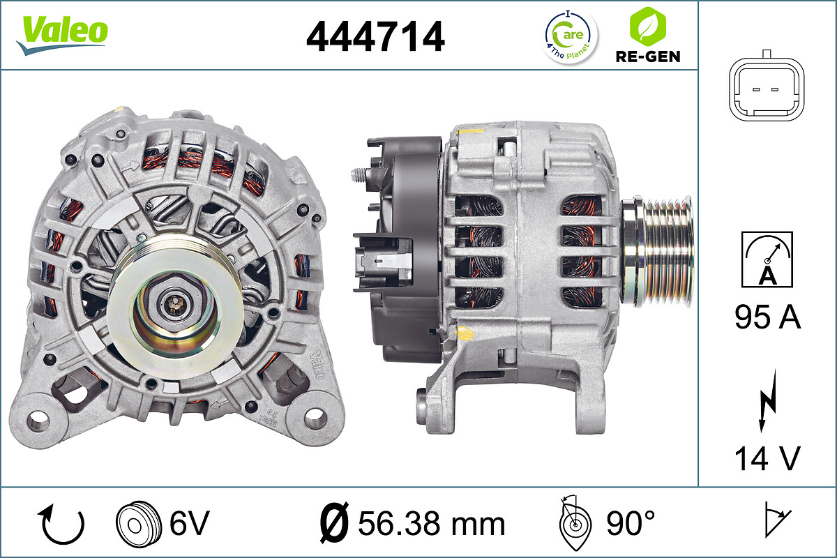 Alternator/Dynamo Valeo 444714