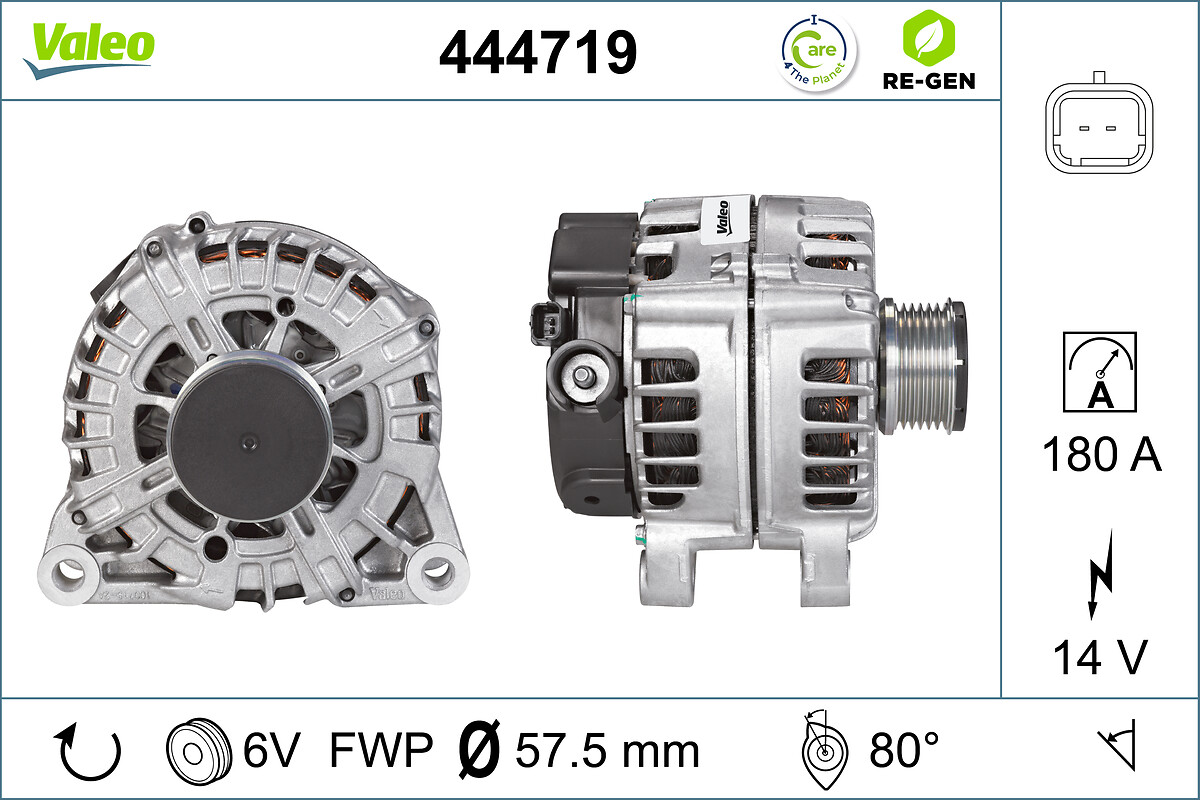 Alternator/Dynamo Valeo 444719