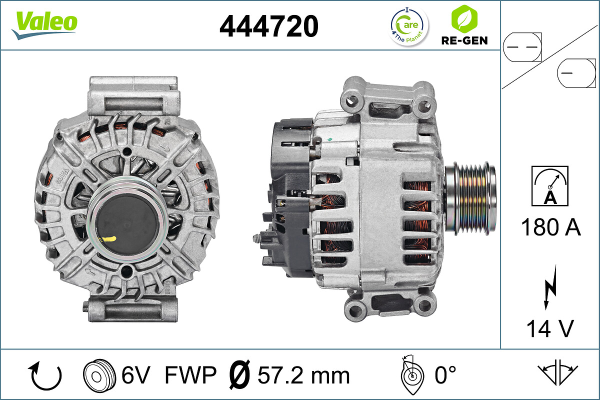 Alternator/Dynamo Valeo 444720