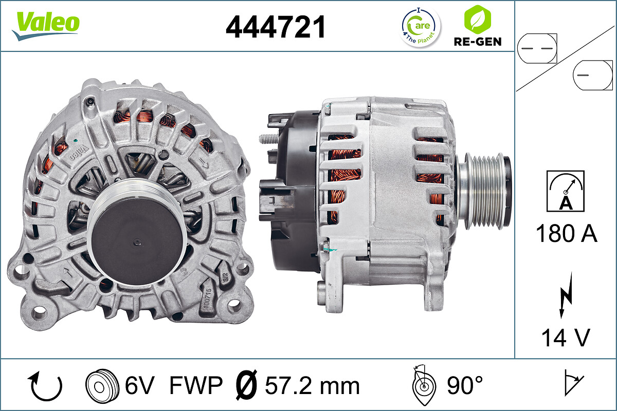 Alternator/Dynamo Valeo 444721