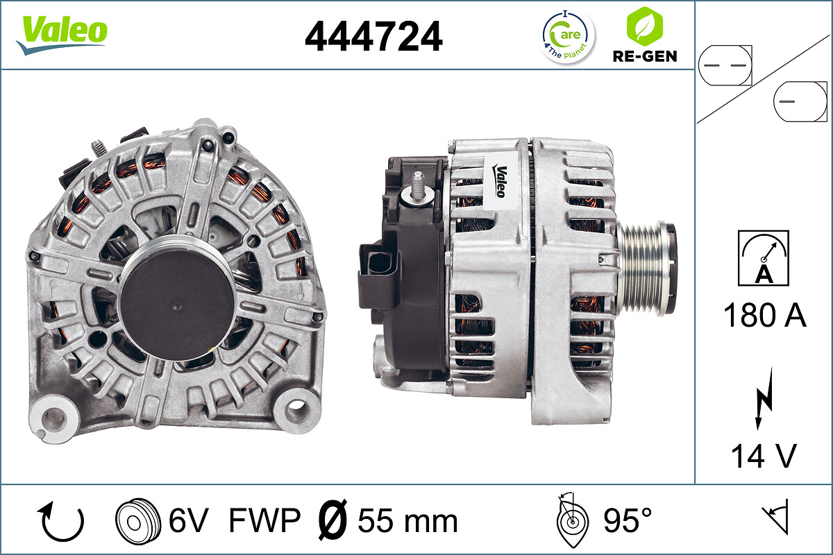 Alternator/Dynamo Valeo 444724