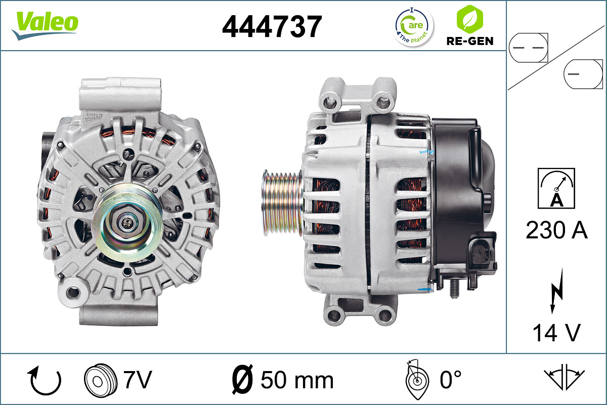 Alternator/Dynamo Valeo 444737