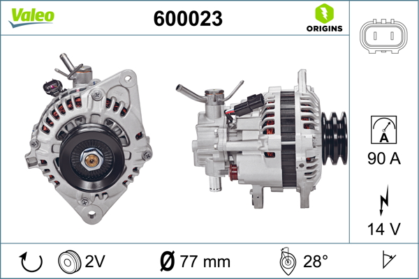 Alternator/Dynamo Valeo 600023