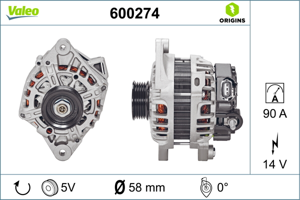 Alternator/Dynamo Valeo 600274