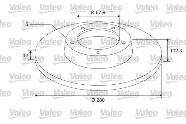 Remschijven Valeo 675407